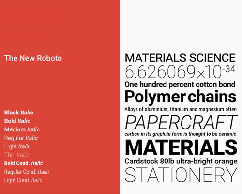 roboto font