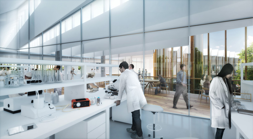 herzog de meuron astrazeneca corporate headquarters cambridge designboom