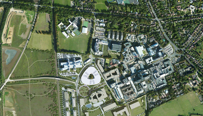 herzog de meuron astrazeneca corporate headquarters cambridge designboom