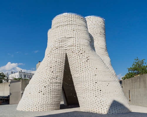 biodegradable hy-fi by the living opens at MoMA PS1