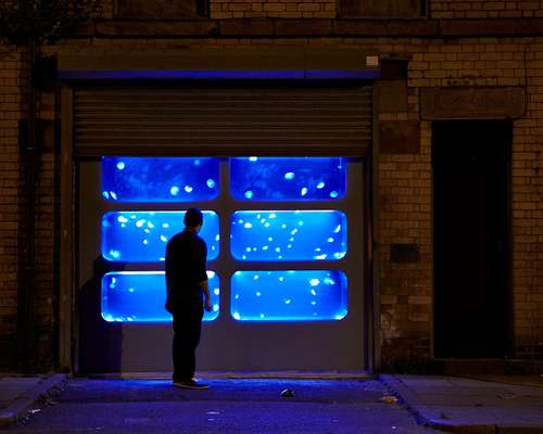 walter hugo & zoniel hide glowing jellyfish tank in an abandoned building 