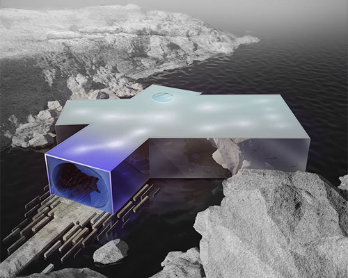 kristian terziev designs complex to exhibit the art of diving