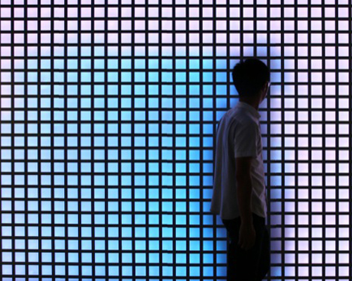 color kinetics japan and ranagram create interactive LED facade