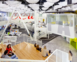 lorcan o'herlihy architects transforms cinema into grupo gallegos HQ