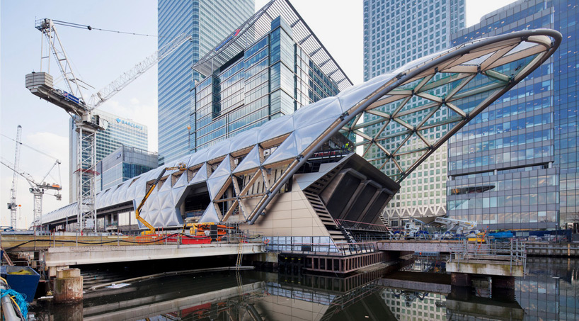 norman foster partners canary wharf crossrail london designboom