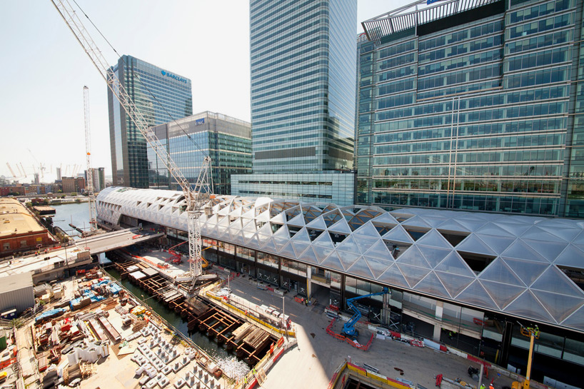 norman foster partners canary wharf crossrail london designboom