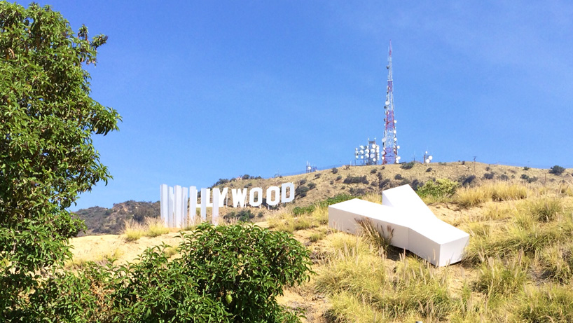 ordinary architecture falling hollywood icon
