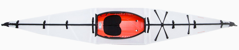ORU urban kayak folds into a compact case like origami