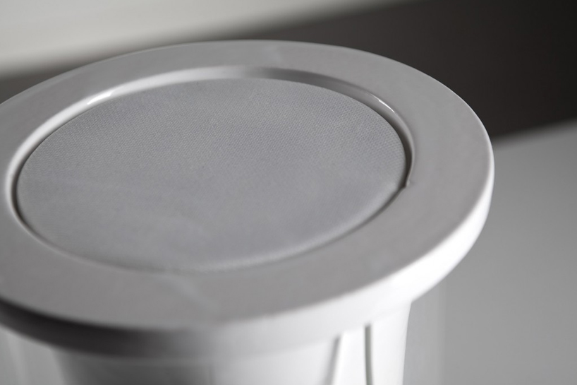 pelty wireless ceramic bluetooth speaker is powered by candles