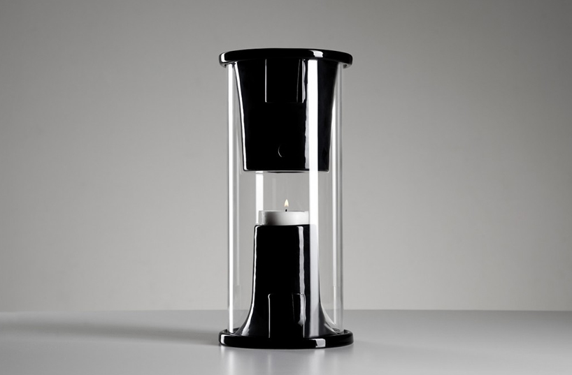 pelty wireless ceramic bluetooth speaker is powered by candles