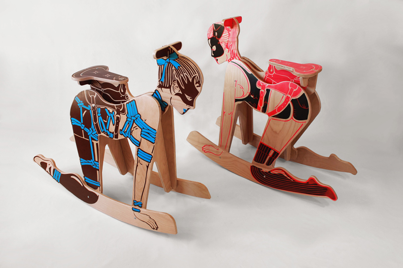 DIY BDSM pony girl rocker by peter jakubik