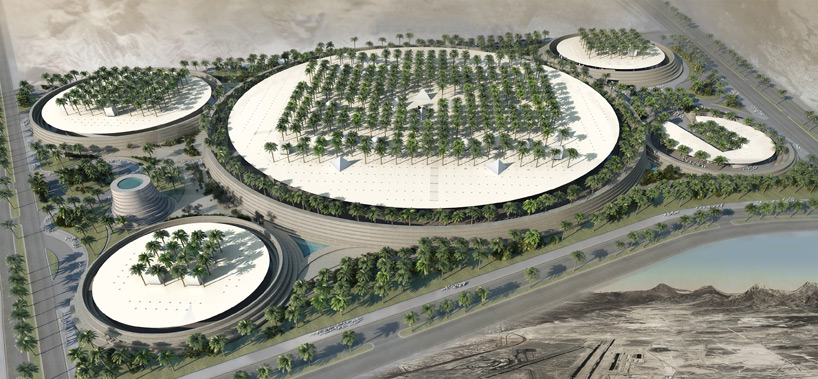 awarded entry by ricardo bofill arquitectura for noble quran oasis