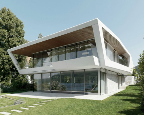 rieder clads project A01 architects' summer residence with fiberC