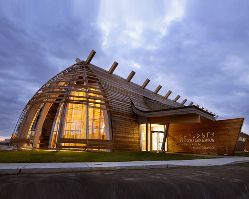 cree cultural institute in quebec by rubin & rotman architects