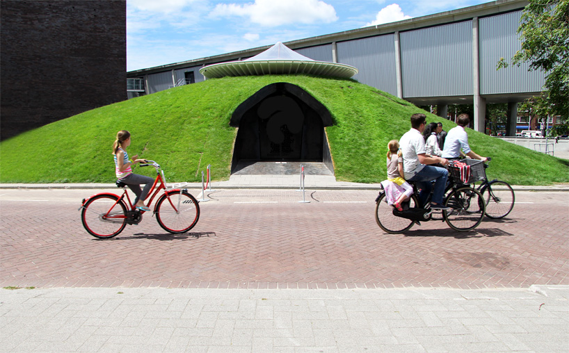 SeARCH plant yourtopia grass pavilion in rotterdam