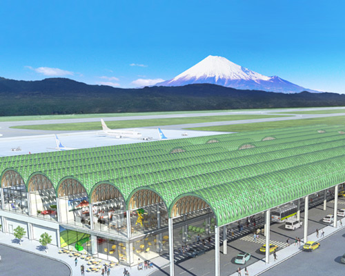 shigeru ban to design passenger terminal for mount fuji shizuoka airport