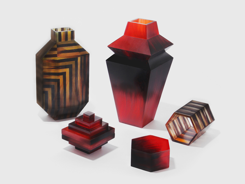 studio swine combines tresses + resin to pave hair highway of objects