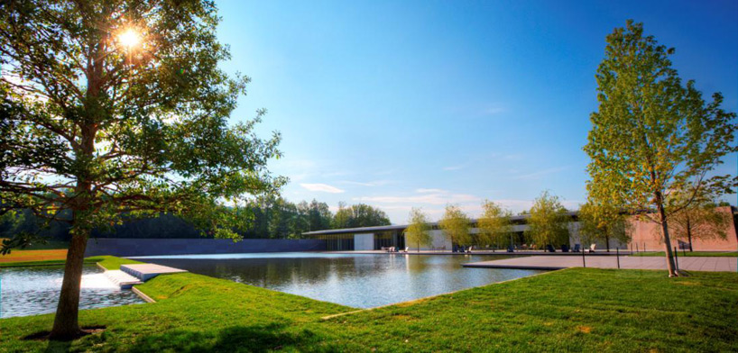 tadao ando expands the clark art institute with concrete visitor center