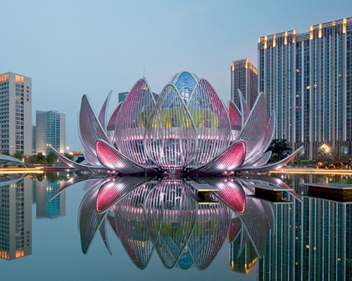 the lotus building by studio505 blooms in wujin, china