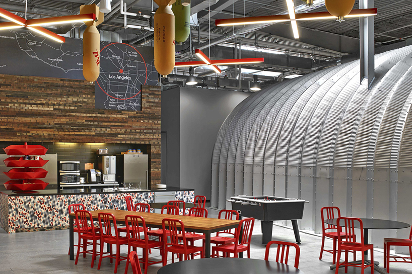 the TMZ workspace in LA, a 9,000 square-foot newsroom by rapt studio