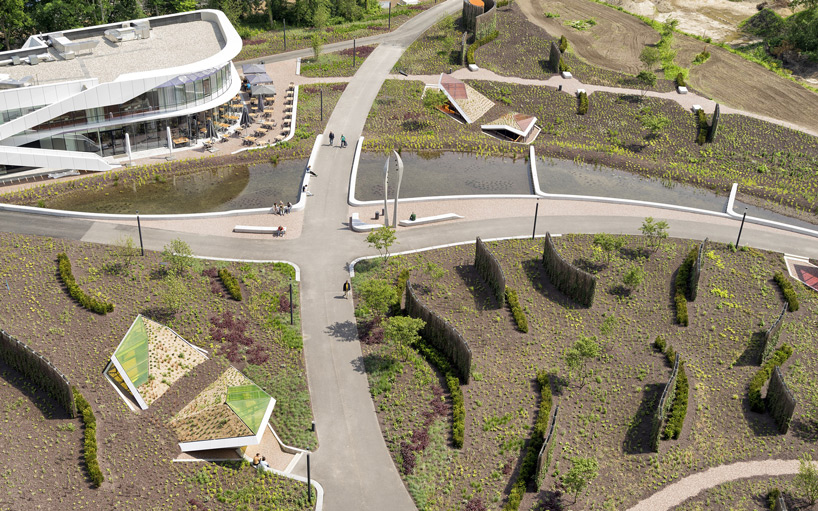 unstudio eea tax offices pavilion garden underground car park designboom