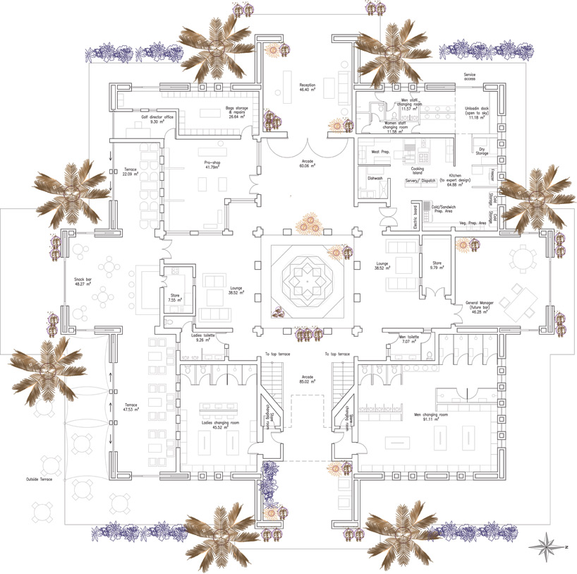 urko sanchez vipingo club house designboom