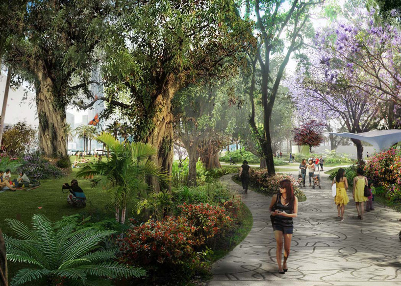 images revealed for west kowloon cultural district park by west 8