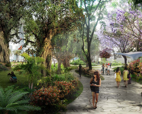 images revealed for west kowloon cultural district park by west 8