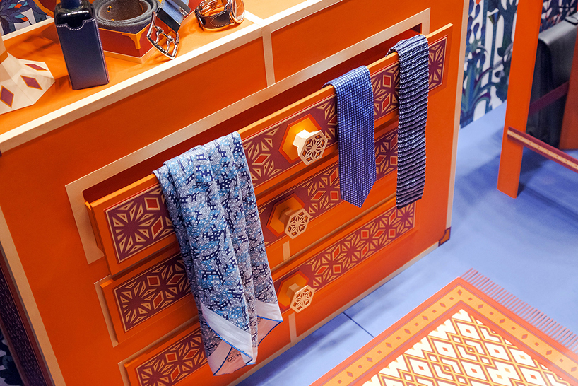 zim & zou the fox's den window for hermès in barcelona