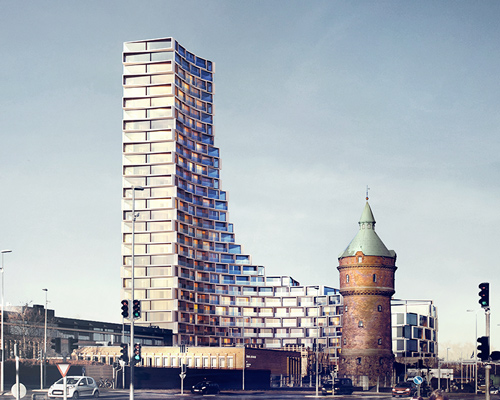 3XN presents la tour residential tower in aarhus, denmark