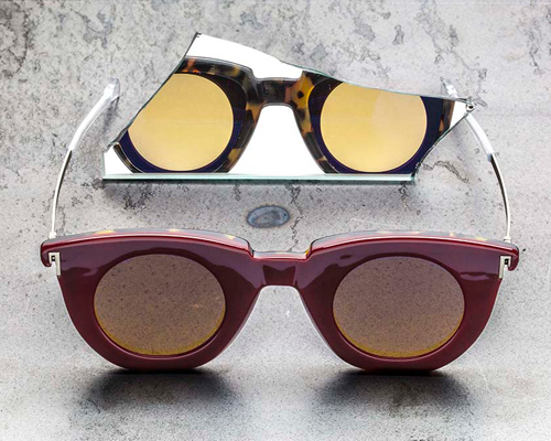 HAiK + KAIBOSH two-way acetate sunglasses are fully reversible