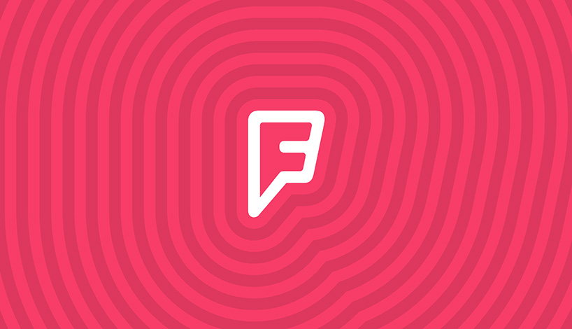 Superhero-Inspired Social Media Rebranding : Foursquare logo