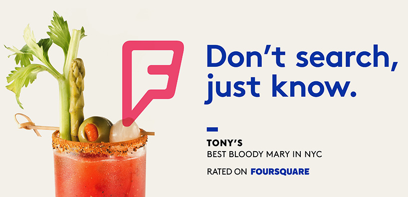 Brand New: New Logo for Foursquare in Collaboration with Red Antler