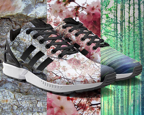 adidas mi zx flux app customizes sneakers with printed photographs