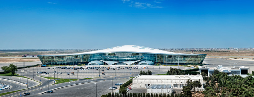 autoban heydar aliyev international airport azerbaijan designboom