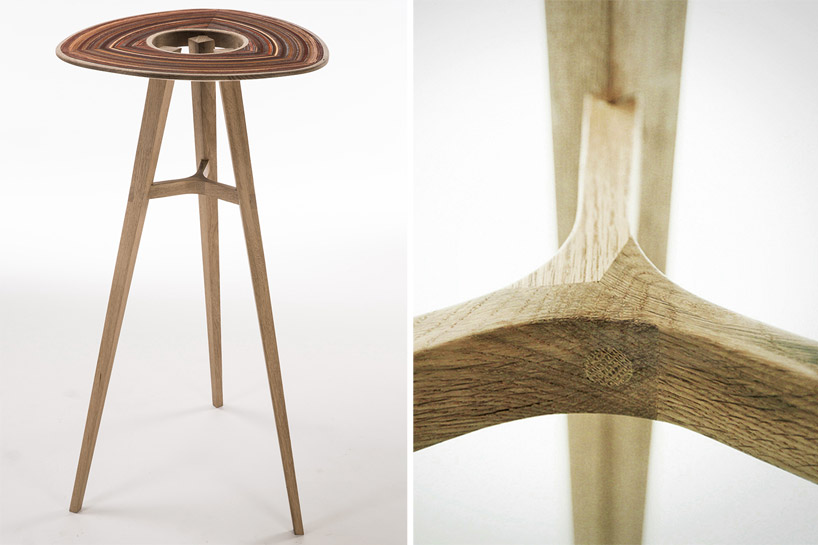 avi fedida adorns grit furniture series with sandpaper patterns