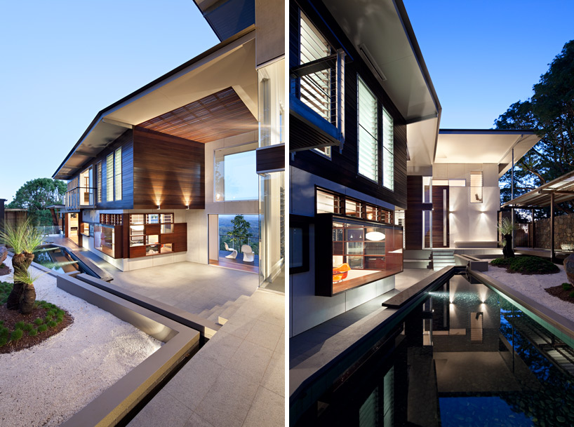 bark design architects maleny glass house mountain house designboom