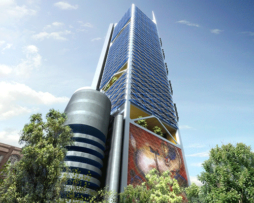 torre BBVA bancomer by legorogers – mexico’s tallest building
