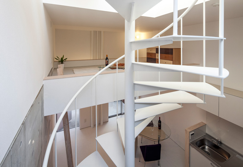 8 studio apartments composed for isogo house by be fun design