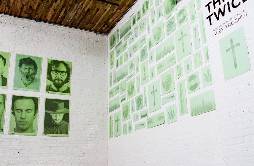 binary prints: think twice by alex trochut