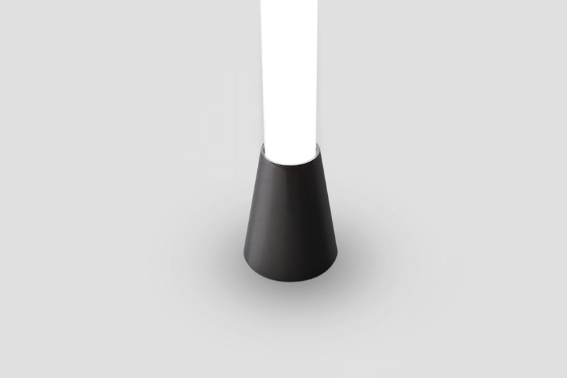castor design induction tube light magnets