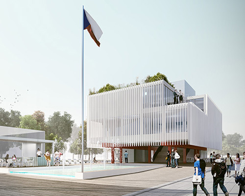 czech republic pavilion breaks ground for expo milan 2015