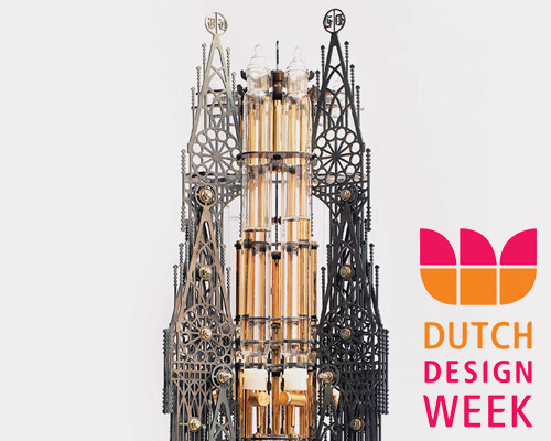 dutch lab reveals architectural steampunk cold drip coffee machine