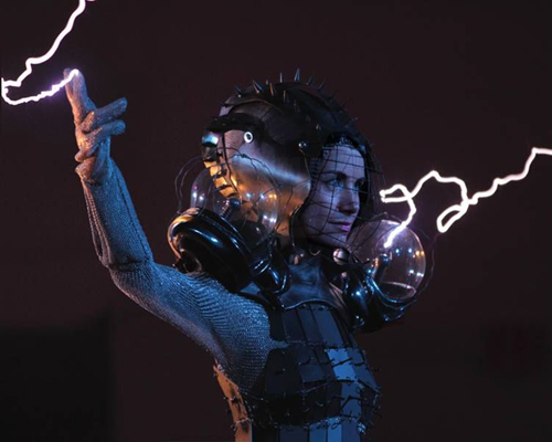 faraday cage dress shows how to get fashionably struck by lightning