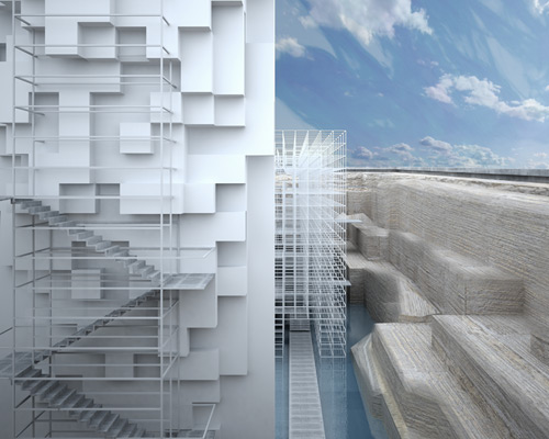 GM architects sinks museum of civilizations into beirut square