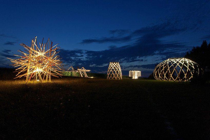 14 structures play with balance for hello wood 2014 in rural hungary