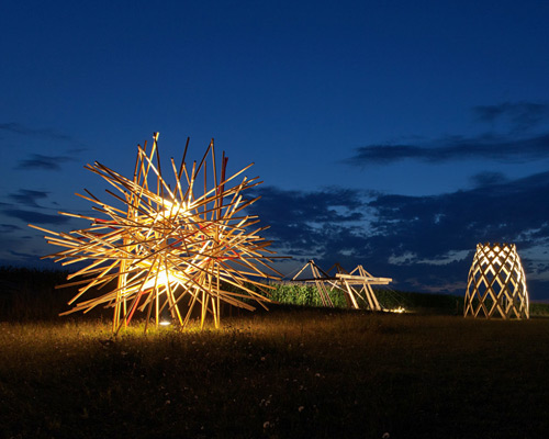 14 structures play with balance for hello wood 2014 in rural hungary
