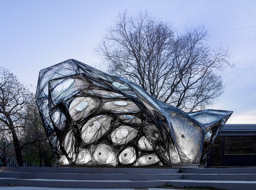 interview with ICD/ITKE team on fiber-woven research pavilion 2013-14