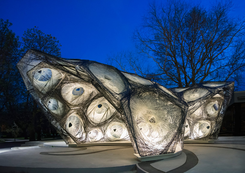 icd itke research pavilion stuttgart 2014 designboom