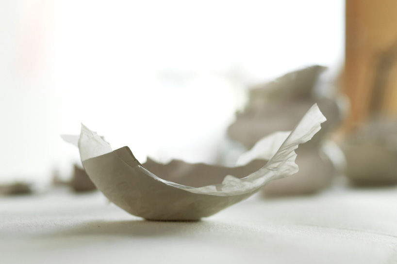 kaja woelky porcelain casting technique chicken eggs